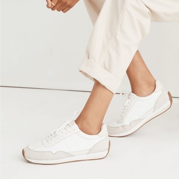 Madewell league sneakers washed nubuck leather - Picture 3 of 7
